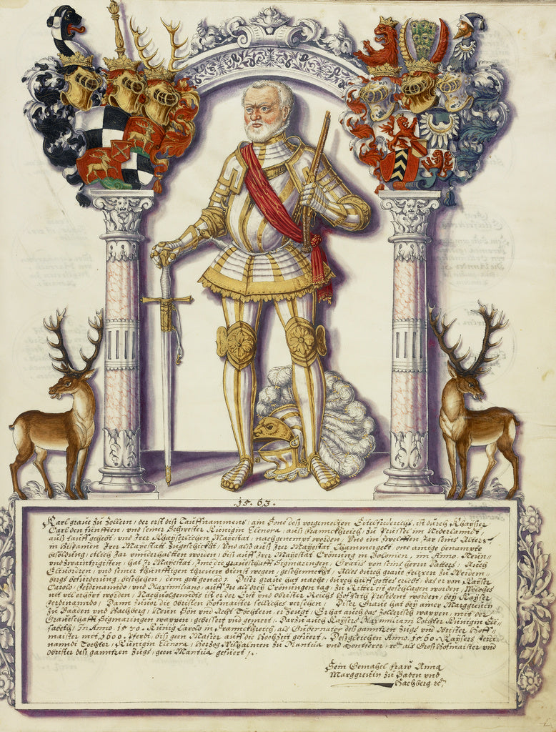 Jörg Ziegler:Charles I Hohenzollern,16x12"(A3)Poster