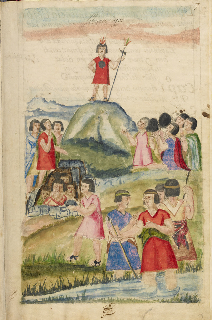 Unknown:The Adoration of Manco Capac, Poster Print Wall Art