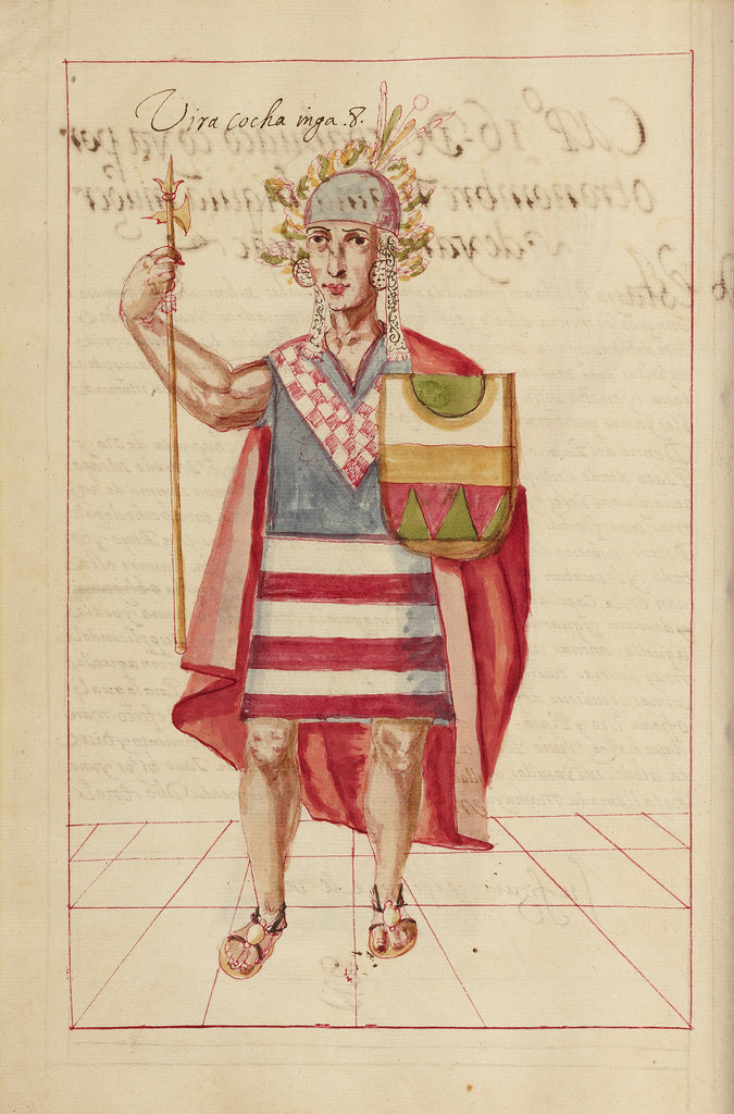 Unknown:Viracocha Inca, Poster Print Wall Art