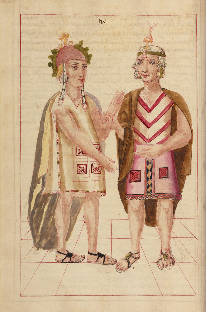 Unknown:Tupac Inca Yupanqui and Pachacuti Inca Yupanqui, Poster Print Wall Art