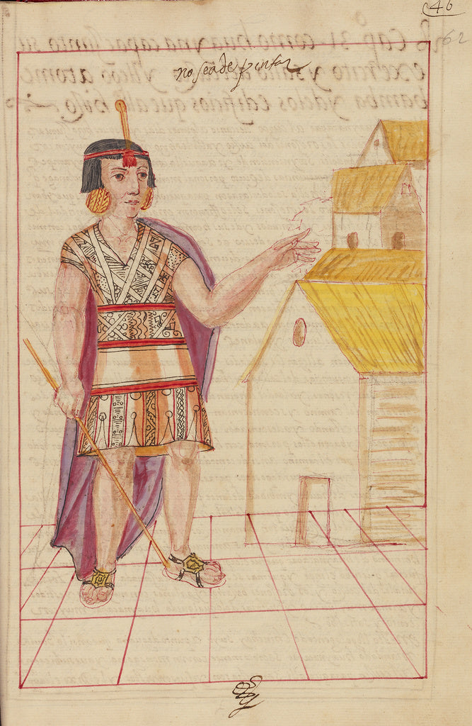 Unknown:Huayna Capac at Tumibamba, Poster Print Wall Art