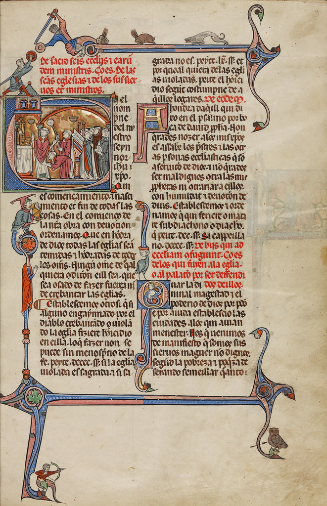 Michael Lupi de ÇandiuUnknown:Initial E: A Priest Celebrati, Poster Print Wall Art