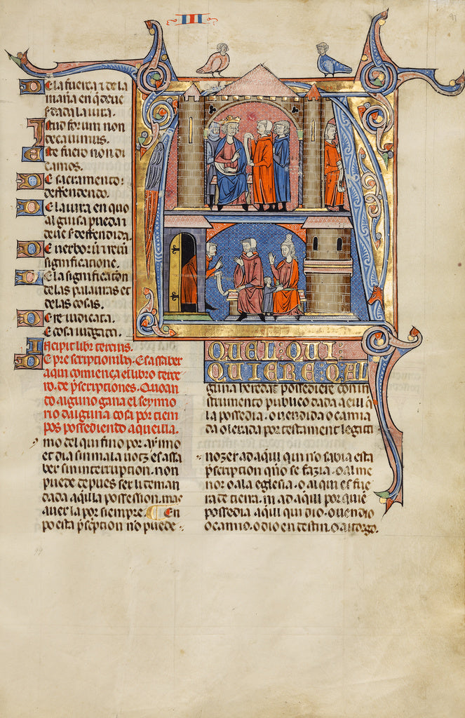 Michael Lupi de ÇandiuUnknown:Initial A: Two Men before a K, Poster Print Wall Art