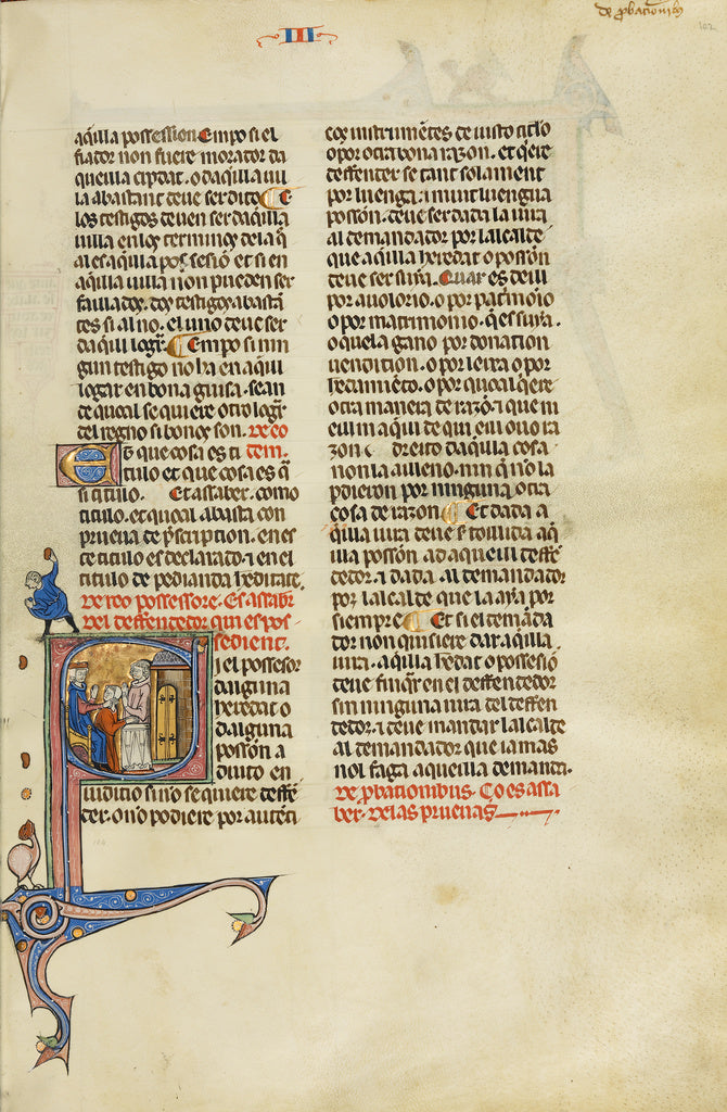 Michael Lupi de ÇandiuUnknown:Initial S: Two Men before Jud, Poster Print Wall Art