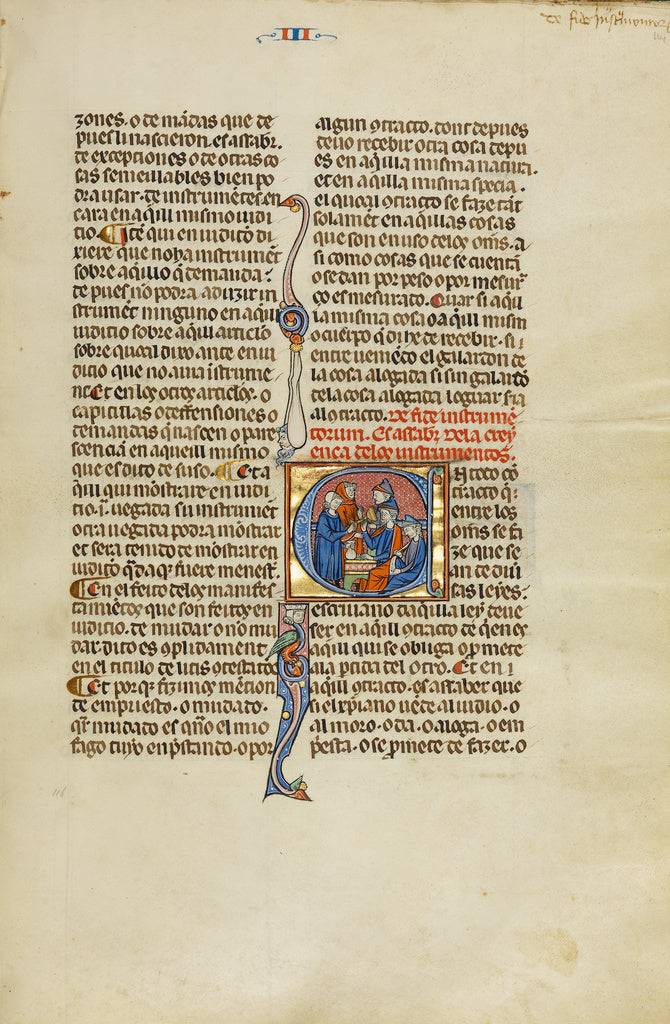 Michael Lupi de ÇandiuUnknown:Initial E: A Man Receiving a , Poster Print Wall Art