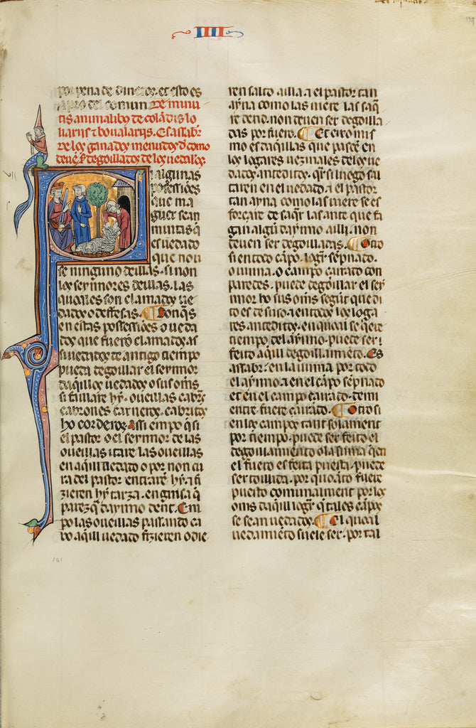 Michael Lupi de ÇandiuUnknown:Initial S: A King Pointing to, Poster Print Wall Art