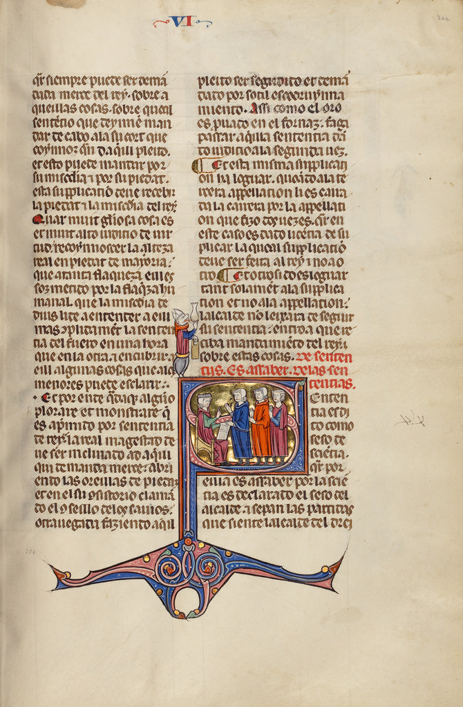 Michael Lupi de ÇandiuUnknown:Initial S: Three Men Speaking, Poster Print Wall Art