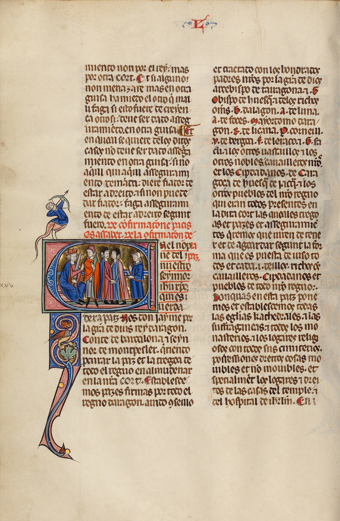 Michael Lupi de ÇandiuUnknown:Initial E: Four Men before a , Poster Print Wall Art