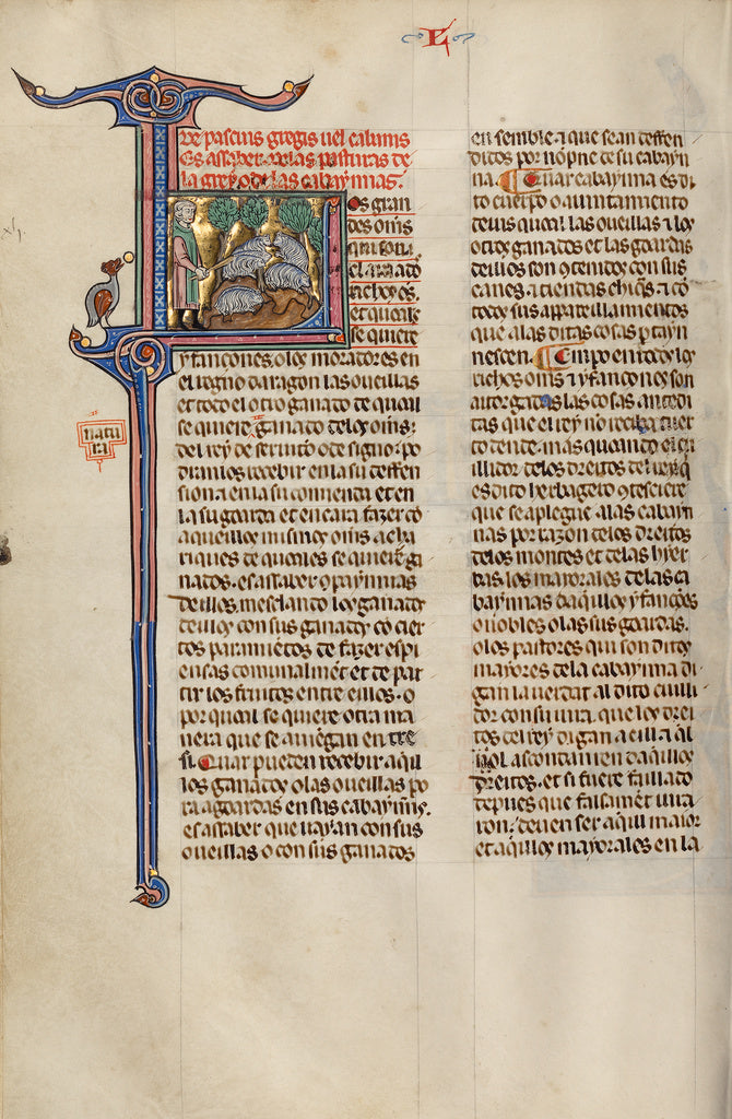 Michael Lupi de ÇandiuUnknown:Initial L: A Shepherd with a ,16x12"(A3)Poster