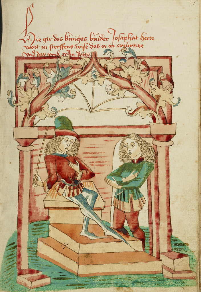 Hans SchillingFollower of:The Brother of King Avenir Speakin, Poster Print Wall Art