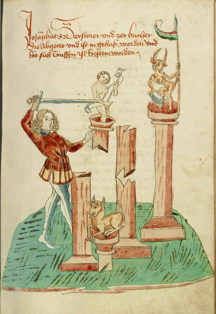 Hans SchillingFollower of:Josaphat Destroying Pagan Idols,16x12"(A3)Poster