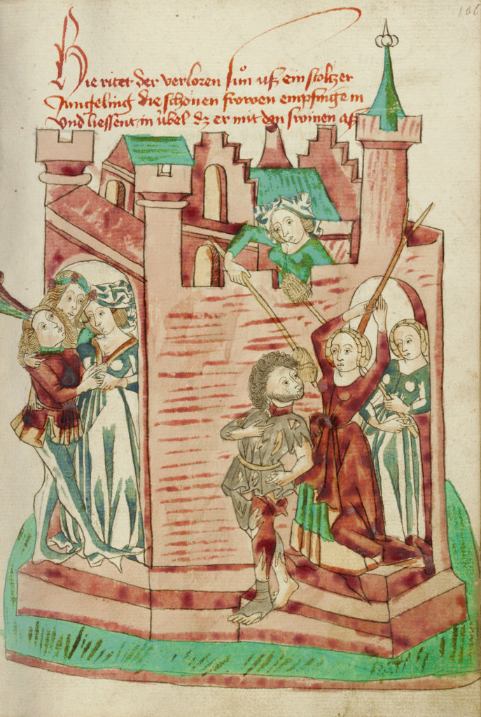 Hans SchillingFollower of:The Prodigal Son at the Brothel, Poster Print Wall Art