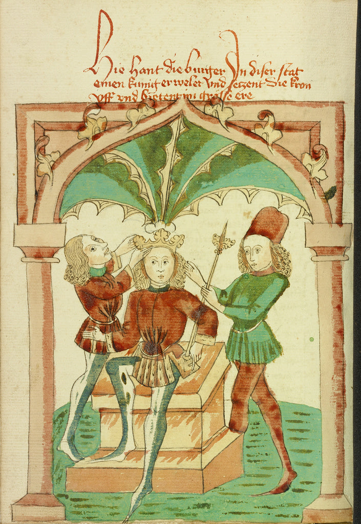 Hans SchillingFollower of:The Coronation of a King, Poster Print Wall Art