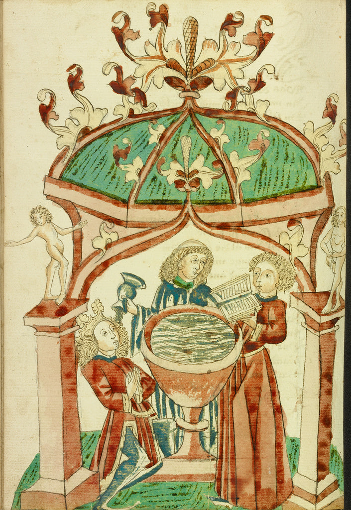 Hans SchillingFollower of:The Baptism of Josaphat, Poster Print Wall Art