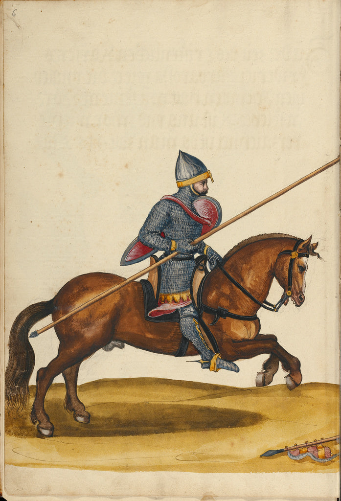 Unknown:Emperor Friedrich Barbarossa on Horseback, Poster Print Wall Art
