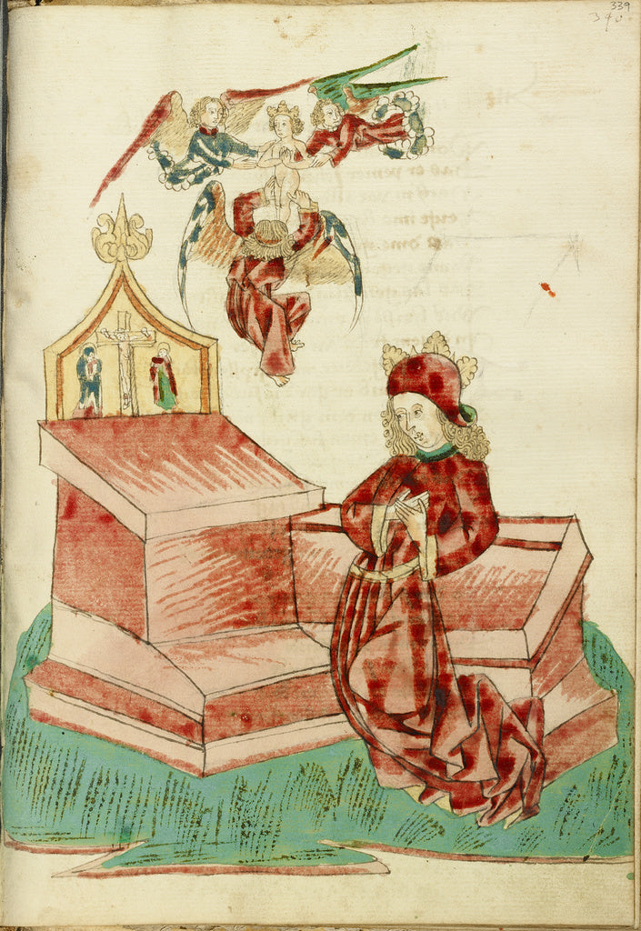 Hans SchillingFollower of:Josaphat Kneels Before an Altar, a, Poster Print Wall Art