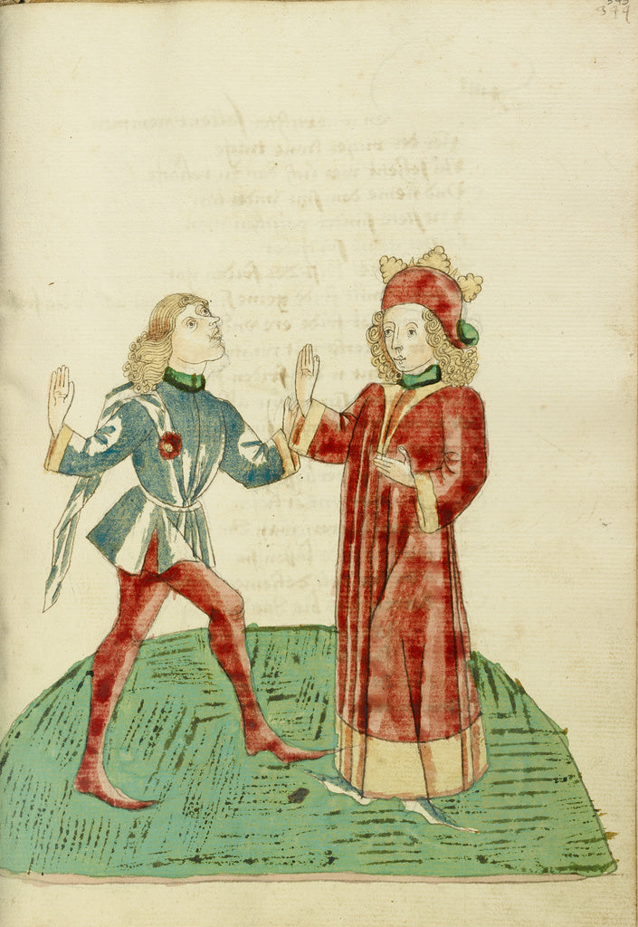 Hans SchillingFollower of:King Josaphat Selects Barochias as, Poster Print Wall Art