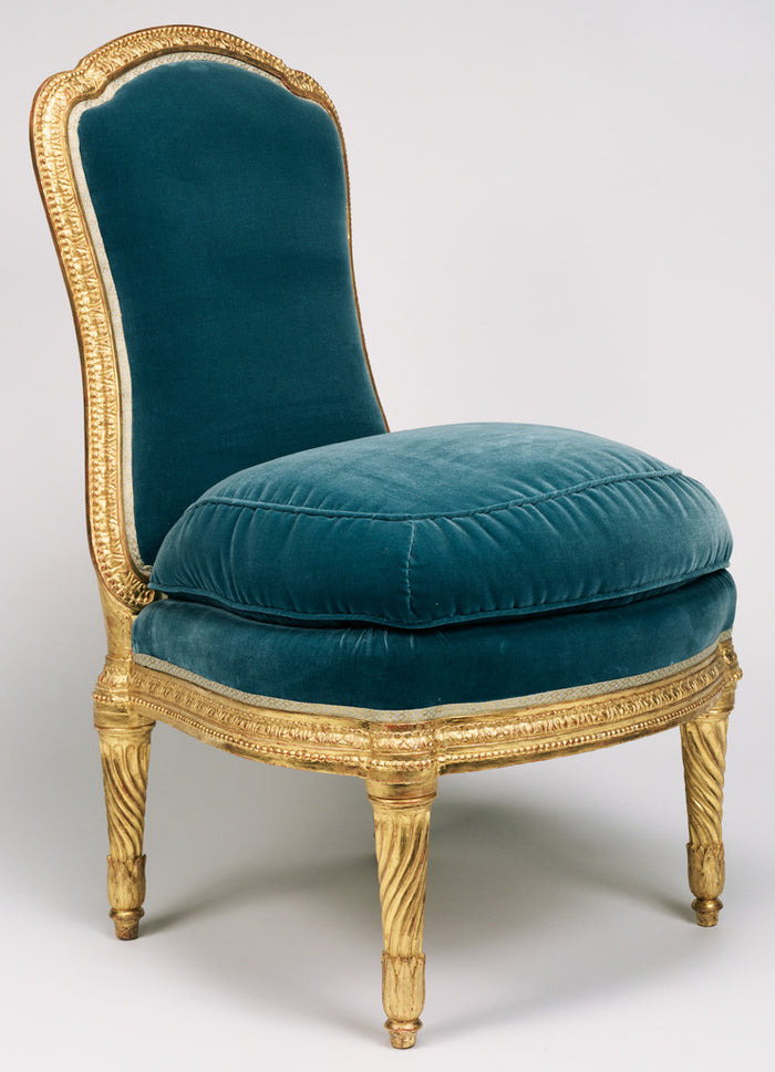 Jean Boucault:Side Chair (chaise à la reine),16x12