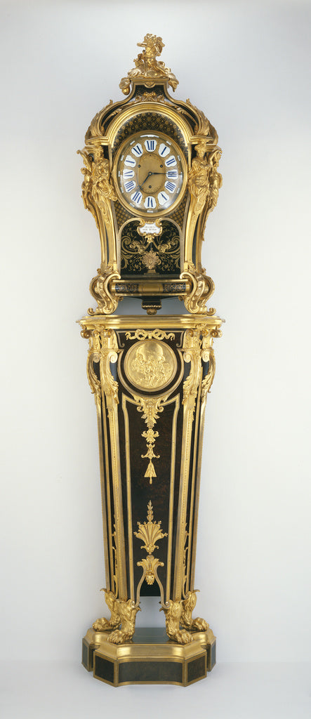Unknown:Pedestal Clock, Poster Print Wall Art