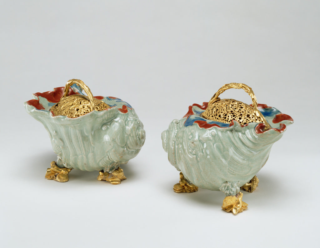 Unknown:Pair of Pot-pourri Bowls, Poster Print Wall Art