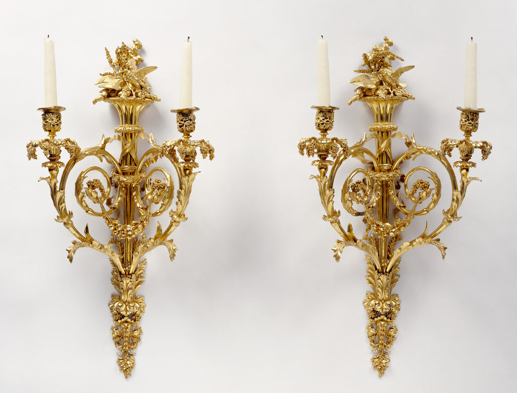 Pierre-François FeuchèreAttributed to:Pair of Wall Lights, Poster Print Wall Art