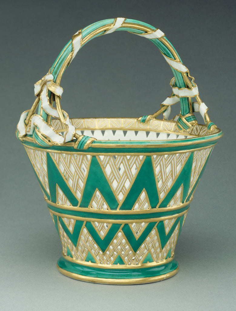 Sèvres Manufactory:Basket (panier, deuxième grandeur), Poster Print Wall Art