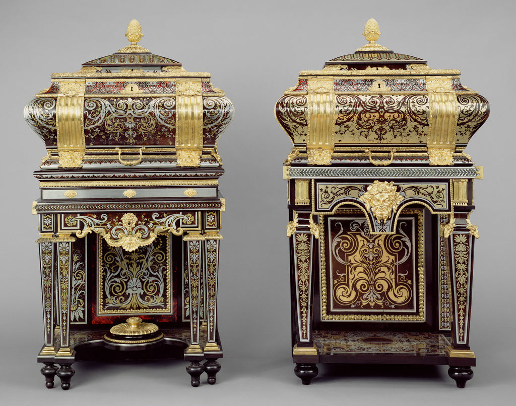 André-Charles BoulleAttributed to:Two Coffers on Stands, Poster Print Wall Art