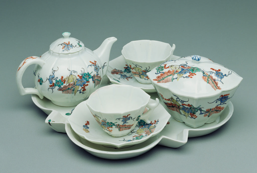 Chantilly Porcelain Manufactory:Tray of a Tea Service,16x12"(A3)Poster