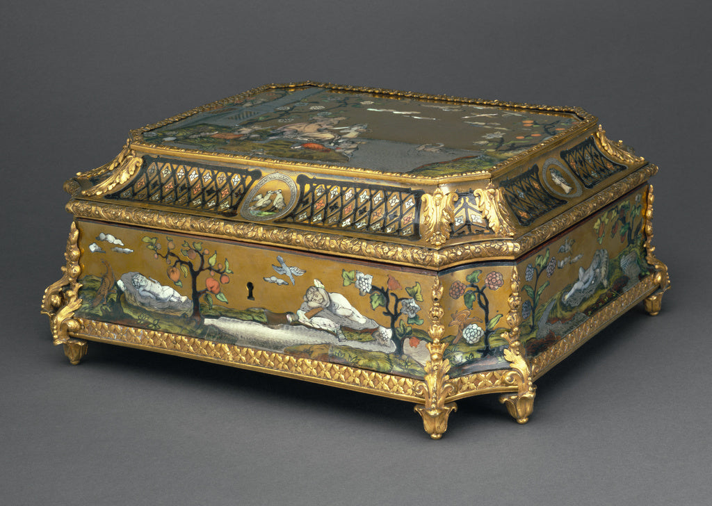 Unknown:Casket (Carré de toilette), Poster Print Wall Art