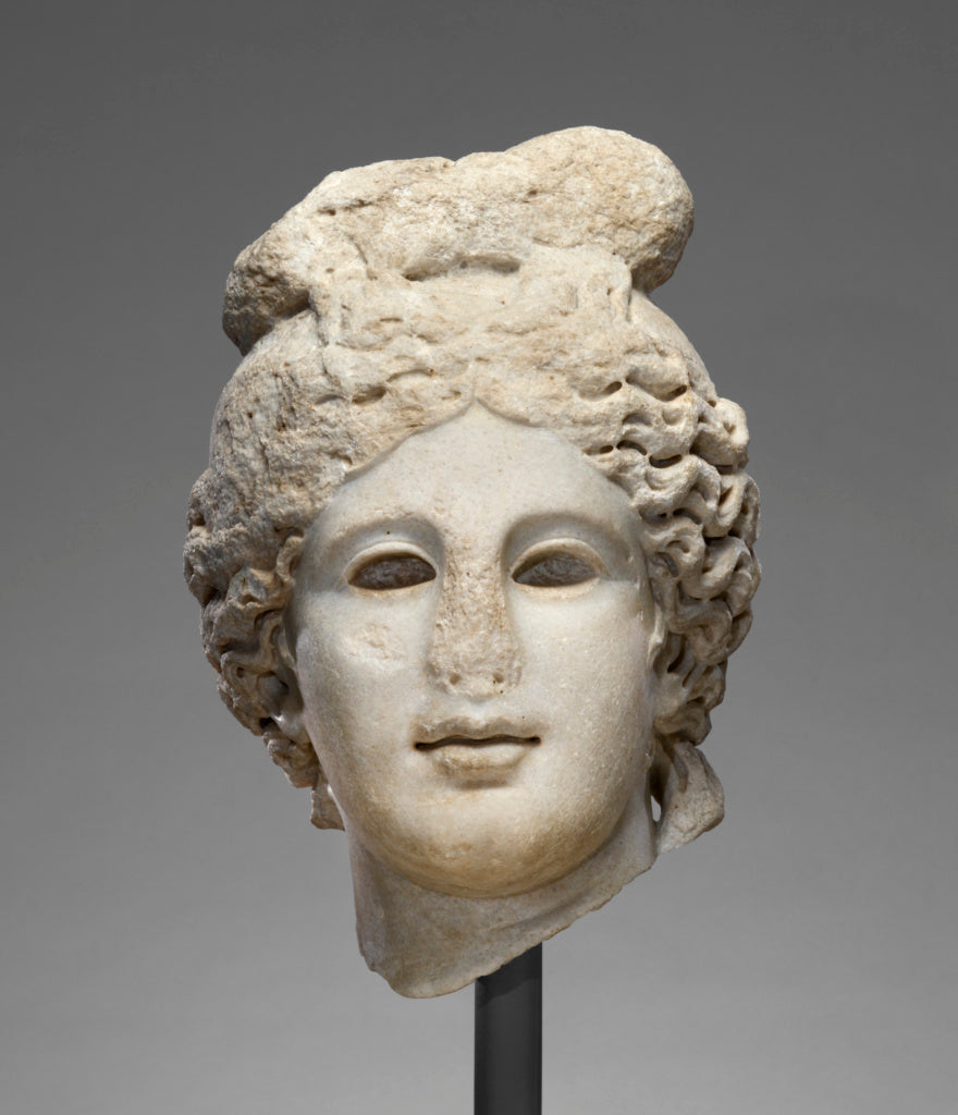 Unknown:Head of Apollo, Belvedere Type, Poster Print Wall Art