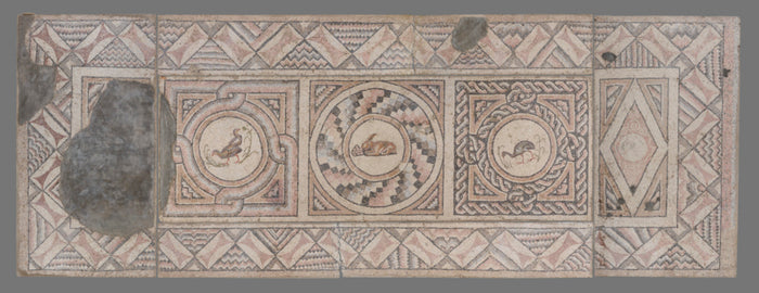 Unknown:Mosaic Floor with Animals (7),16x12
