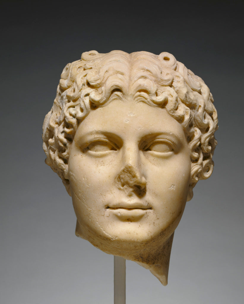 Unknown:Portrait Head of Agrippina the Younger, Poster Print Wall Art