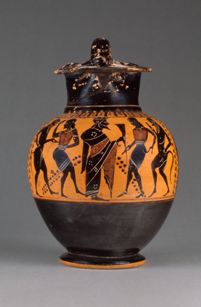 Unknown:Black-Figure Oinochoe (Shape 2), Poster Print Wall Art