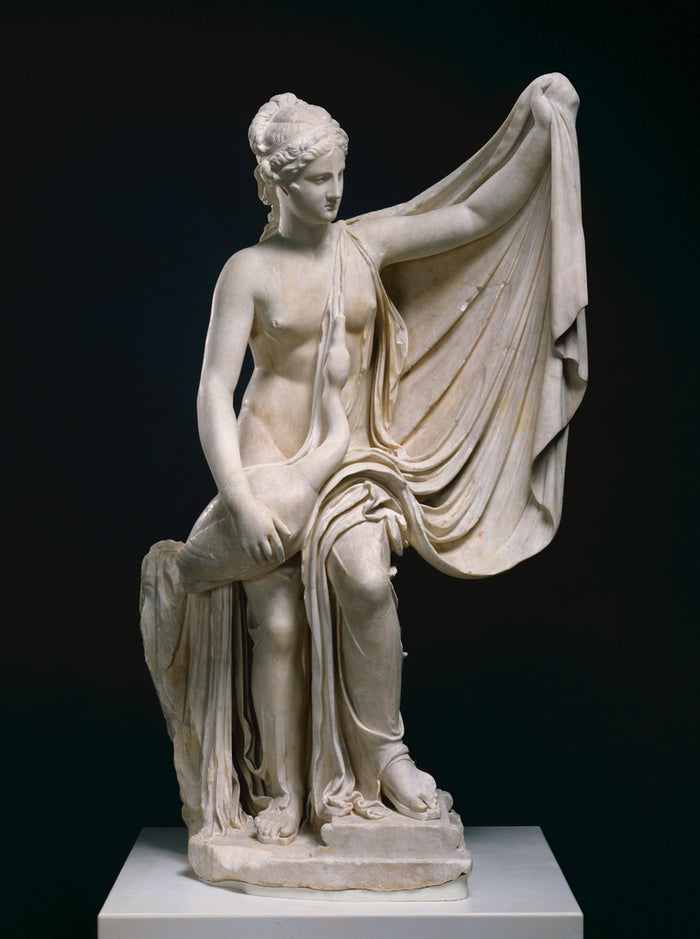 Unknown:Statue of Leda and the Swan,16x12