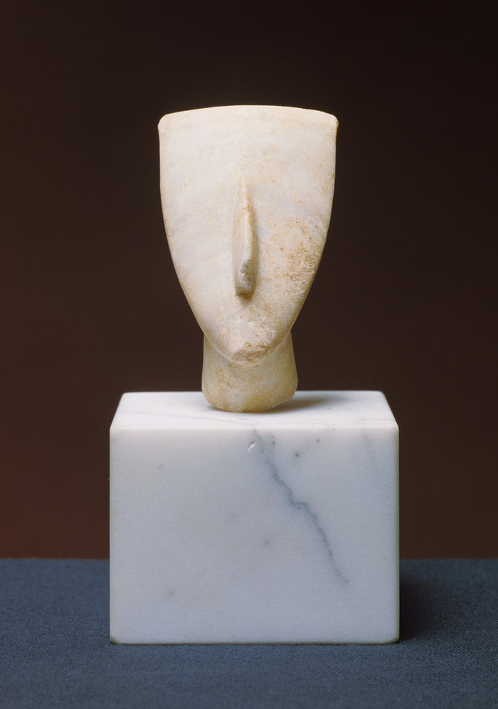 Unknown:Head Fragment from a Cycladic Figure (Dokathismata V,16x12