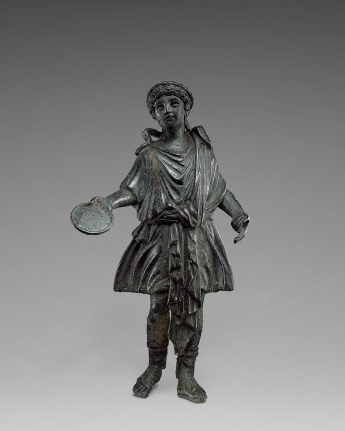 Unknown:Statuette of a Lar,16x12