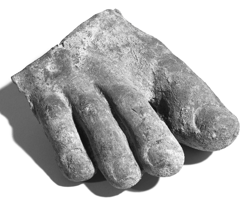 Unknown:Fragmentary Right Foot from a Statue of a Draped Fig, Poster Print Wall Art