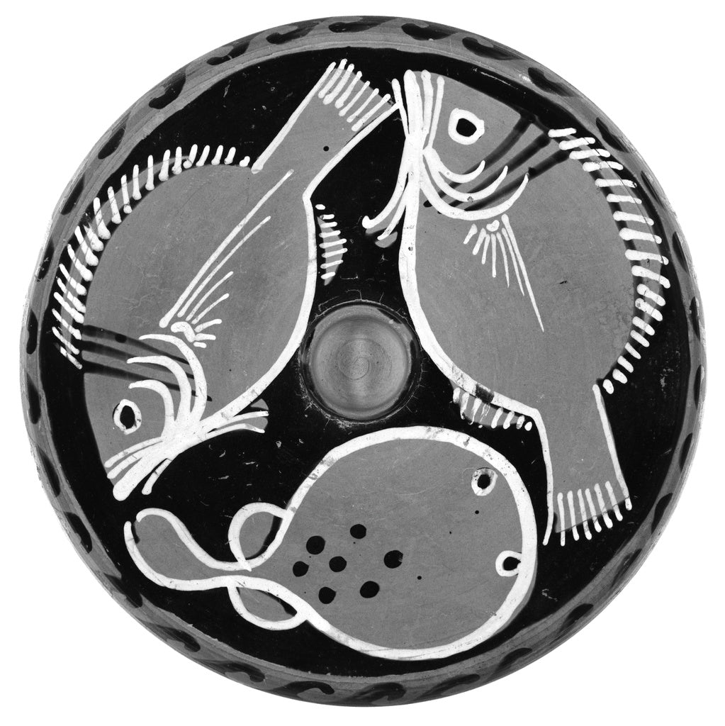 Three-Line Painter:Campanian Fish Plate, Poster Print Wall Art