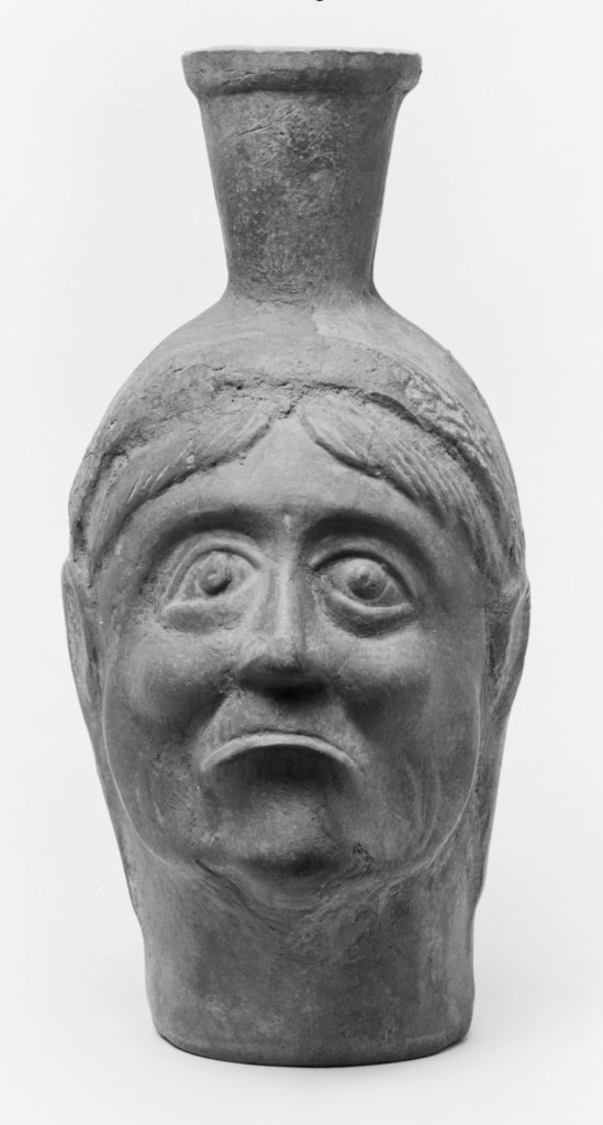 Unknown:Fragmentary Carthaginian Head Vase,16x12