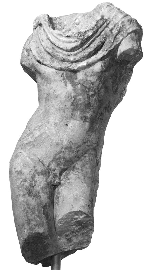 Unknown:Torso from a Statue of a Youth Wearing a Chlamys,16x12