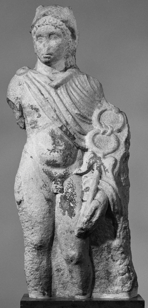Unknown:Statue of Mercury, Poster Print Wall Art