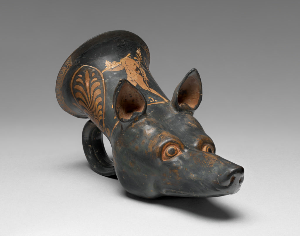 Darius PainterAttributed to Workshop of:Apulian Dog Head Rhy, Poster Print Wall Art