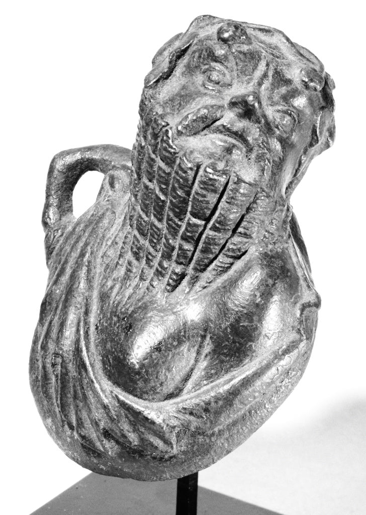 Unknown:Applique of a Satyr Bust from a Kline, Poster Print Wall Art