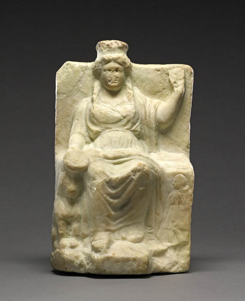 Unknown:Statuette of Seated Cybele, Poster Print Wall Art