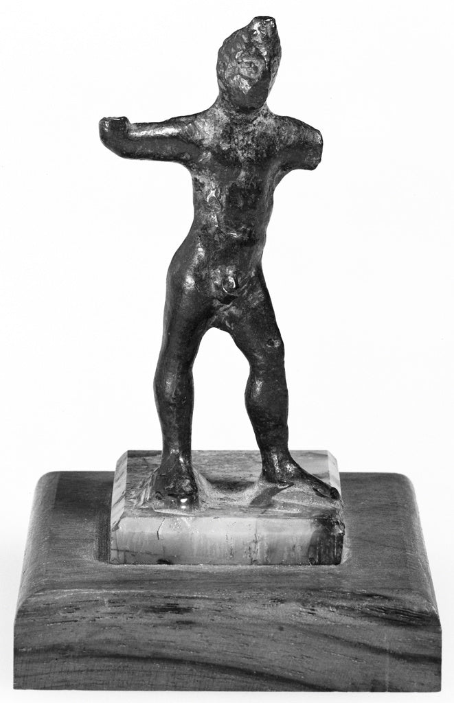 Unknown:Statuette of a Nude Male Figure, Poster Print Wall Art