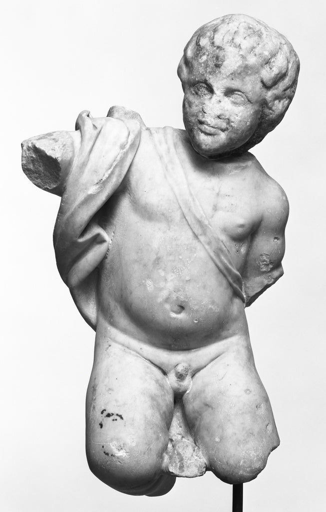 Unknown:Composite Figure of Head of Eros on Angel's Body, Poster Print Wall Art