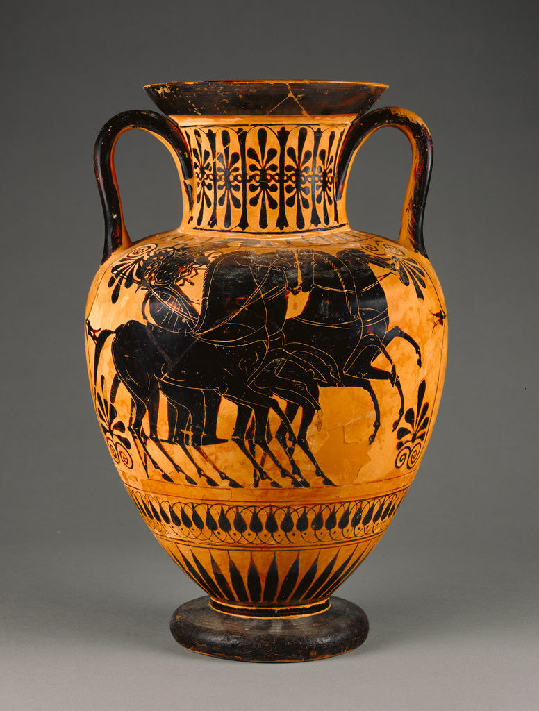 Unknown:Attic Black-Figure Amphora, Poster Print Wall Art
