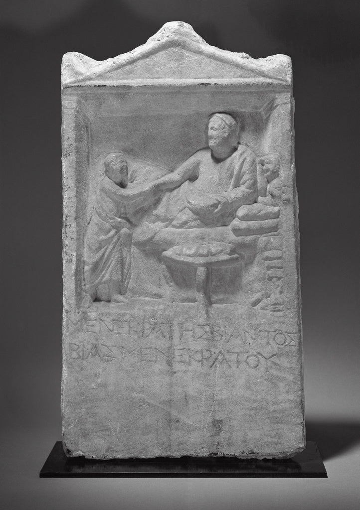 Unknown:Grave Stele of Menekrates, Poster Print Wall Art