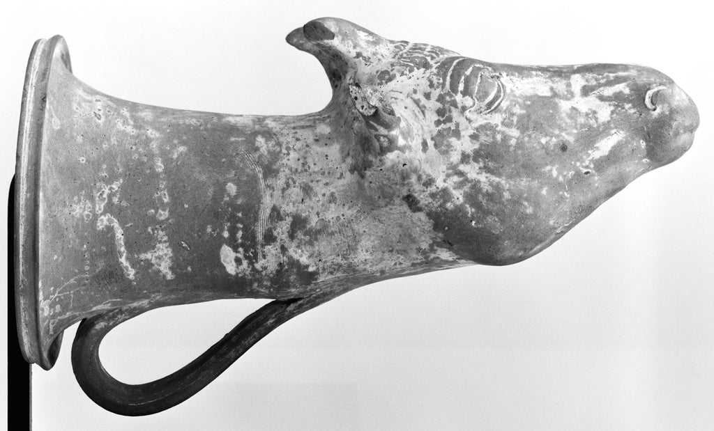 Unknown:Canosan Goat Head Rhyton, Poster Print Wall Art