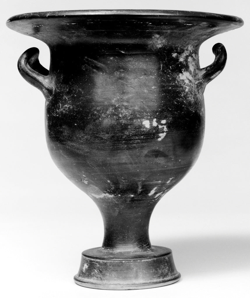 Unknown:Campanian Black Glazed Bell Krater (Miniature), Poster Print Wall Art